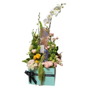 Orquídea con flores