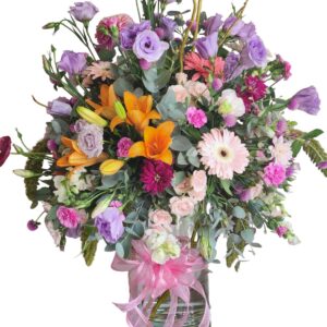 Florero adornado